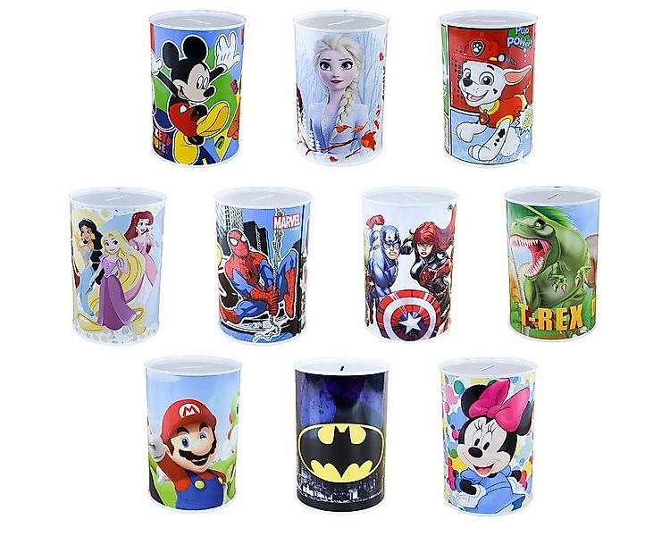 Stor Spardose Spardose für Jungs & Mädchen aus Metall Ø 10 cm bekannte Kind günstig online kaufen