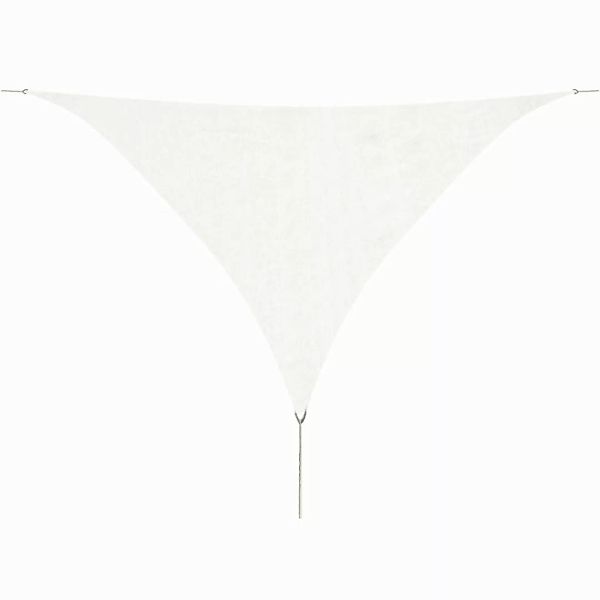 Sonnensegel Hdpe Dreieckig 5 X 5 X 5 M Weiß günstig online kaufen
