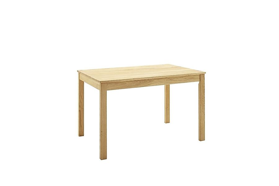 möbelando Esstisch ANKARA 4 Fusstisch 120 WE, aus Massivholz in Wildeiche g günstig online kaufen