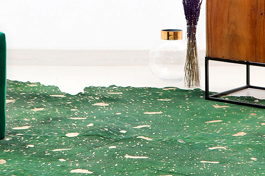 calo-deluxe Fellteppich "Toro 250" fellförmig 12 mm Höhe echtes Rinderfell, günstig online kaufen