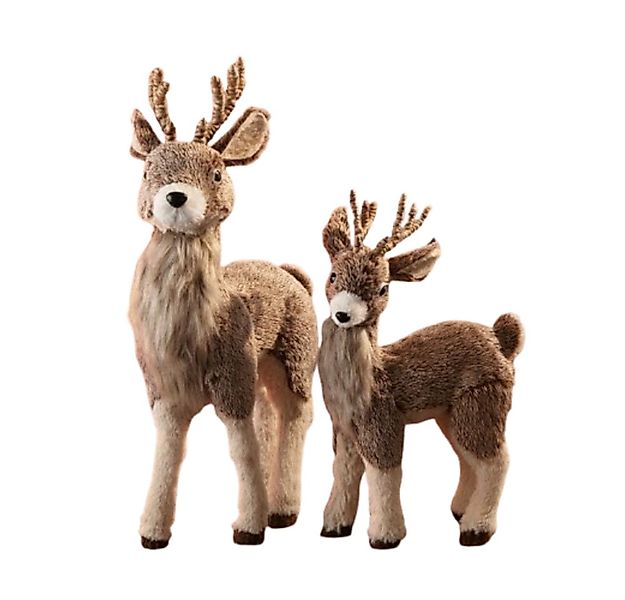 Home-trends24.de Weihnachtsfigur Dekofigur Weihnachtsfigur Rentier Groß Kle günstig online kaufen