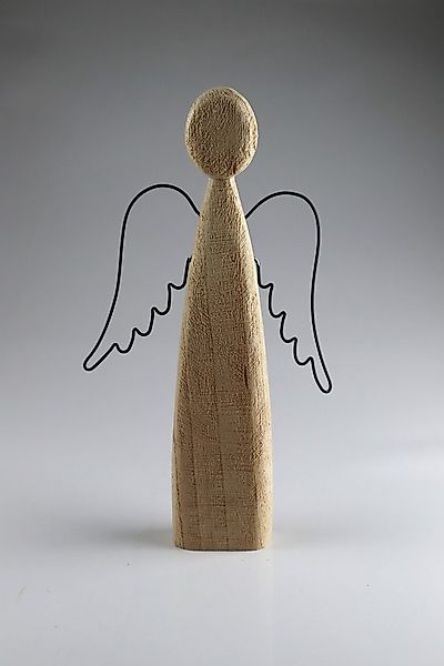 AM Design Dekofigur Weihnachstsdekoration aus Holz, BxH: 24,5x49,5 cm günstig online kaufen