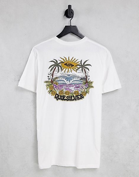 Quicksilver – Hypnotic Bliss – T-Shirt in Weiß günstig online kaufen