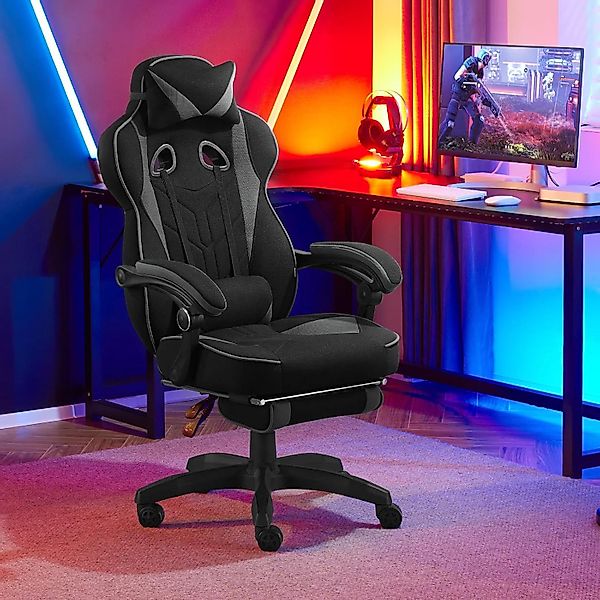 Woltu Gaming-Stuhl (1 St), atmungsaktiver Stoff, günstig online kaufen