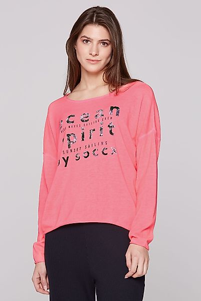 SOCCX Strickpullover SOCCX Oversized Pullover mit günstig online kaufen