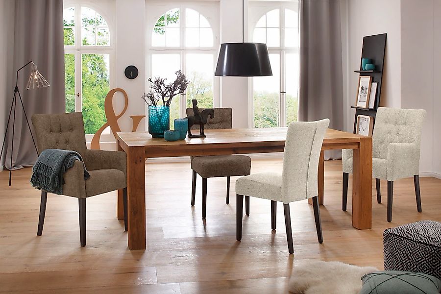 Home affaire Esszimmerstuhl "Queen BESTSELLER" (Set) 2 Stk.Polsterstuhl mit günstig online kaufen