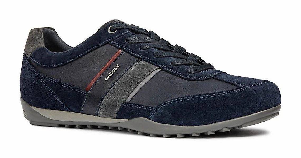 Geox U WELLS C Sneaker Casual Schuh, Schnürschuh mit Logoverzierung günstig online kaufen