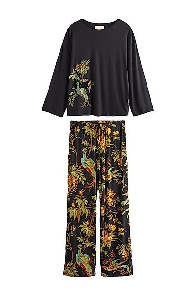 LAURA ASHLEY Pyjama Laura Ashley langärmeliger Attleton Schlafanzug (2 tlg) günstig online kaufen