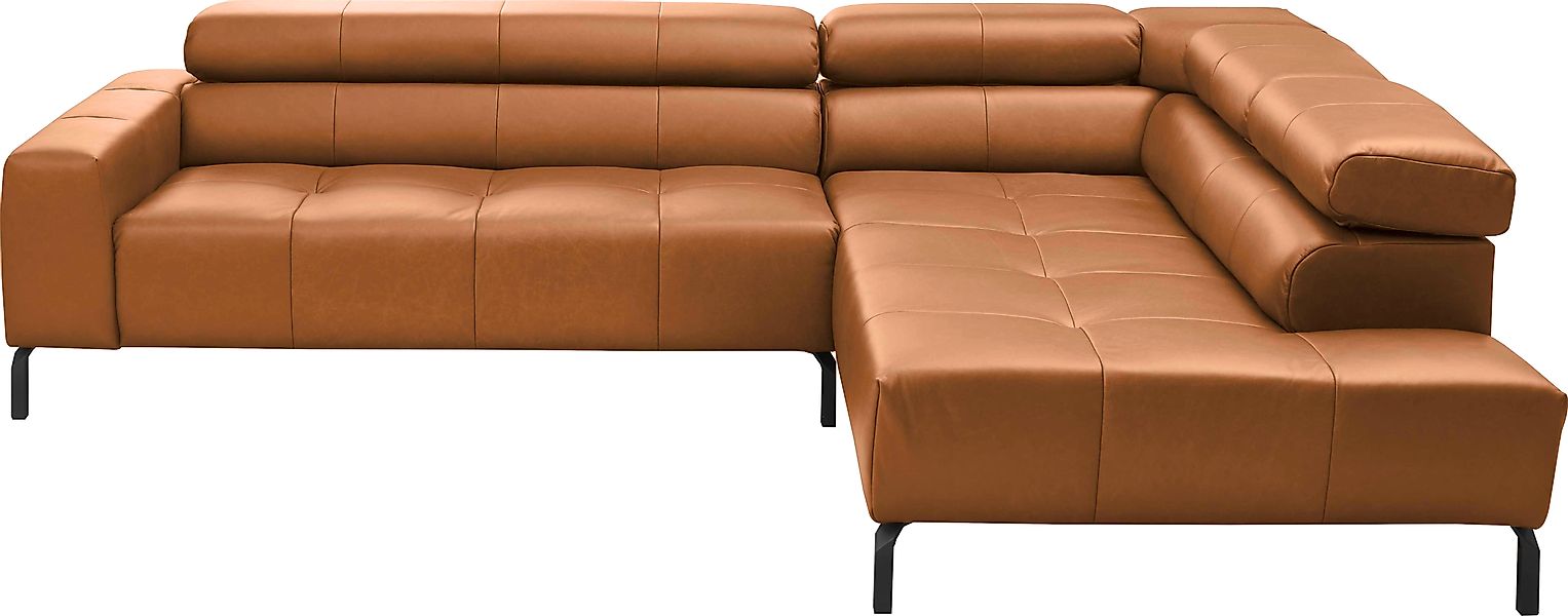 PLACES OF STYLE Ecksofa »Claya, L-Form, incl. Kopfteilverstellung, Breite 2 günstig online kaufen