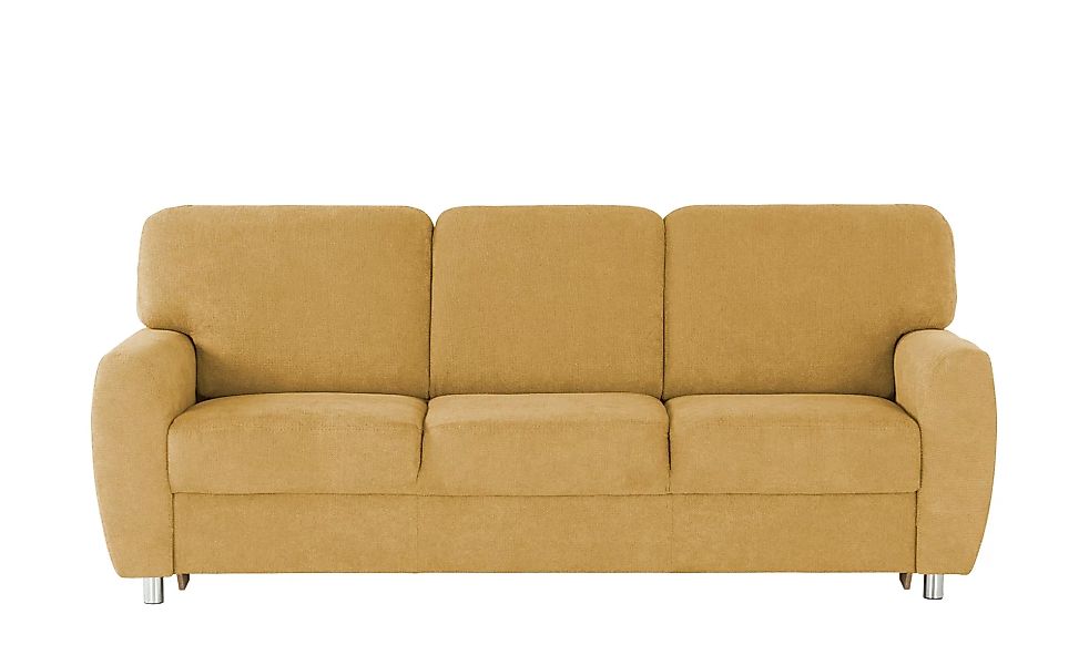 smart Sofa  Valencia - gelb - 220 cm - 90 cm - 93 cm - Polstermöbel > Sofas günstig online kaufen