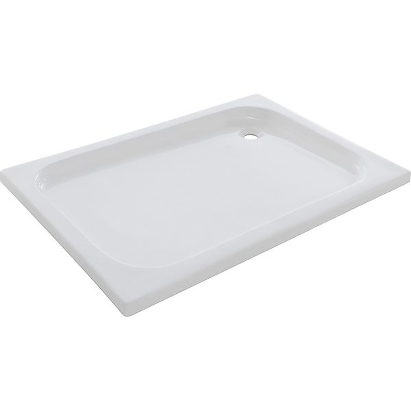 baliv Duschwanne Extraflach DW-120.40E Rechteck 120 cm x 80 cm Weiß günstig online kaufen
