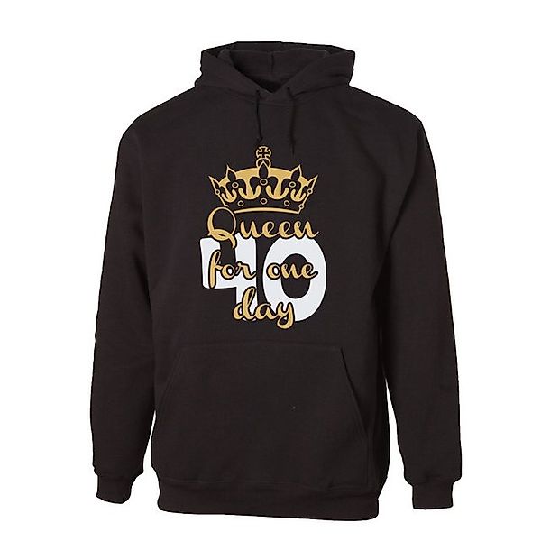 G-graphics Hoodie 40 – Queen for one day zum 40ten Geburtstag mit trendigem günstig online kaufen