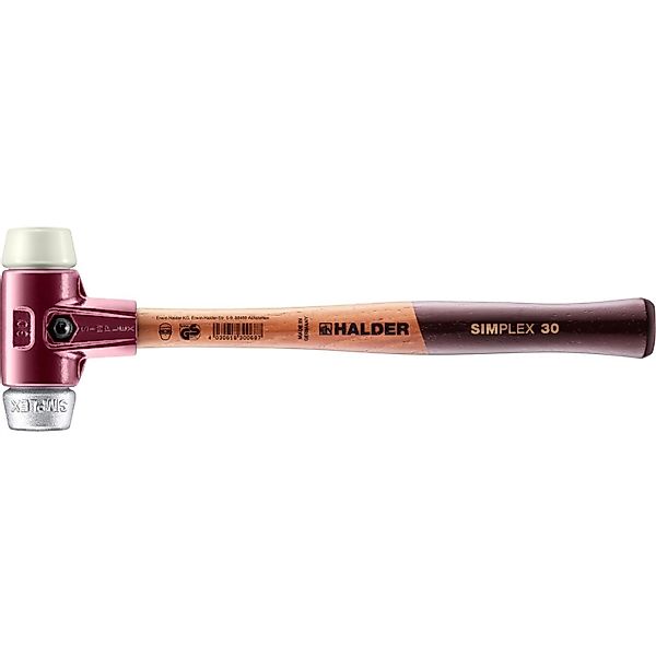 Halder Simplex Schonhammer Ø 30 mm Nylon   Weichmetall günstig online kaufen