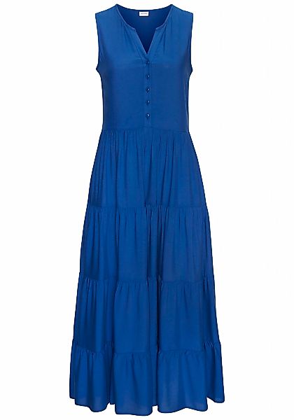 LASCANA Maxikleid, mit Volants günstig online kaufen