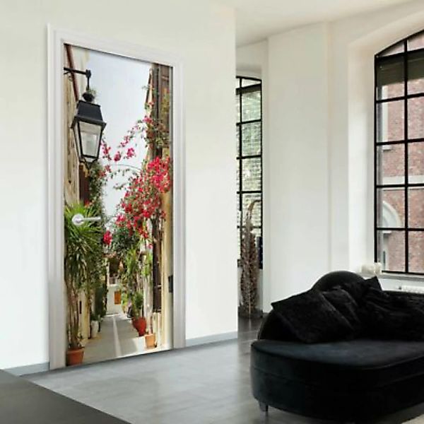 artgeist Türtapete Charming Avenue mehrfarbig Gr. 90 x 210 günstig online kaufen
