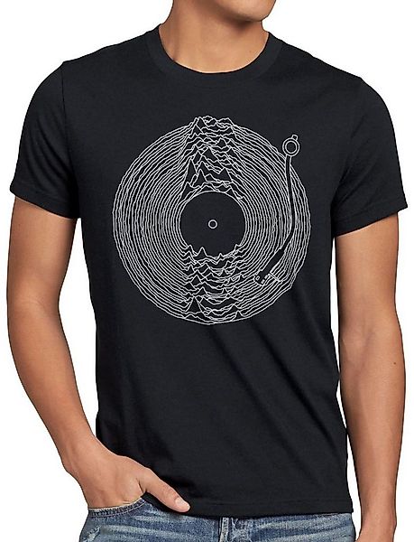 style3 T-Shirt DJ Line Art schallplatte turntable retro günstig online kaufen