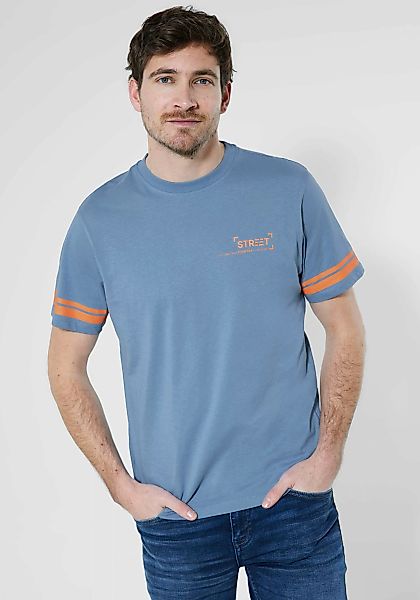 STREET ONE MEN T-Shirt, im College-Look günstig online kaufen