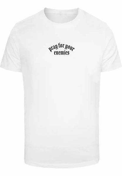 MisterTee T-Shirt "MisterTee Herren Pray For Your Enemies Tee", (1 tlg.) günstig online kaufen