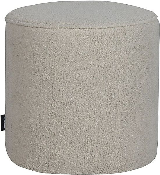 WOOOD Hocker "Sara", weich gepolstert, runde Form, H 46 cm x Ø 46 cm günstig online kaufen