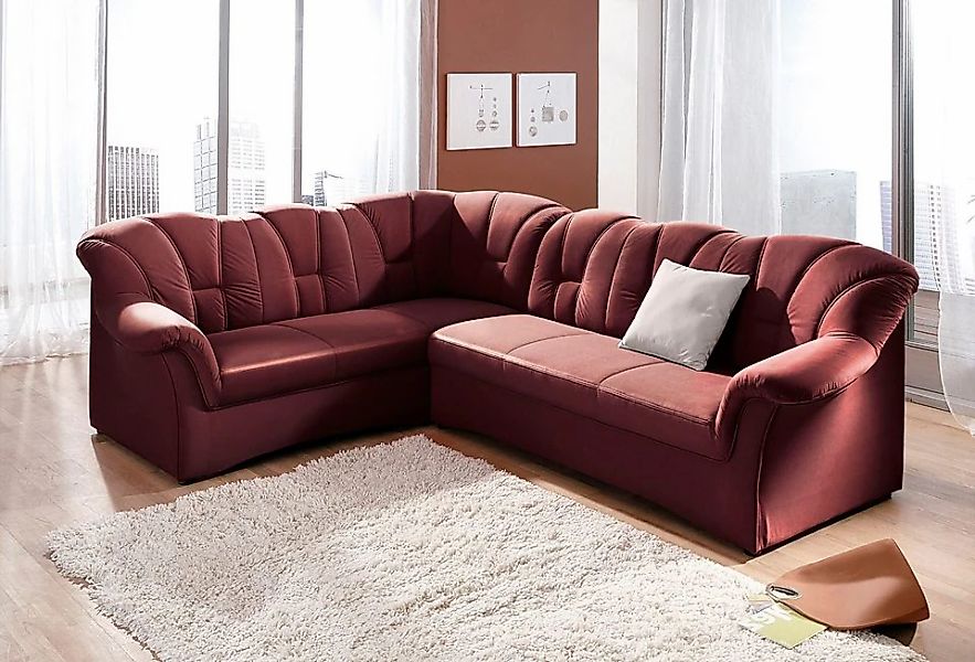 DOMO collection Ecksofa "Papenburg B/T/H: 242/190/84 cm L-Form" wahlweise m günstig online kaufen