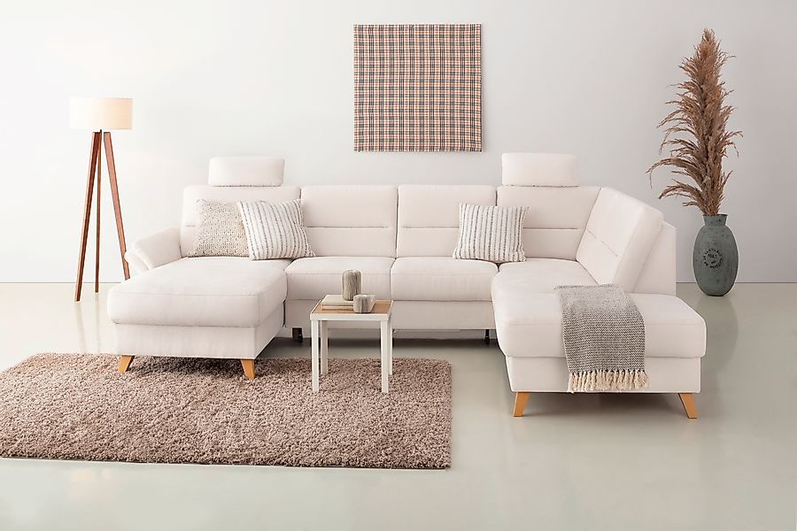 Home affaire "Westerland U-Form" Federkern, wahlweise Bettfunktion, Staurau günstig online kaufen