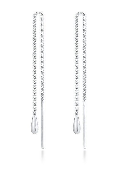 Elli Paar Ohrhänger Elli Ohrringe Tropfen Durchzieher Panzer Basic 925 Silb günstig online kaufen