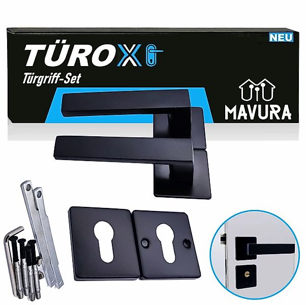 MAVURA Drückergarnitur TÜROX Türgriff Set Türklinke günstig online kaufen