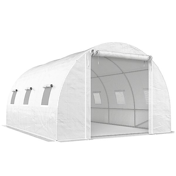 Outsunny Gewächshaus Foliengewächshaus ca. 3x4x2m Winterfest Tomatenhaus mi günstig online kaufen