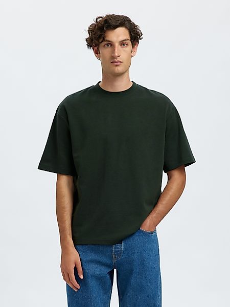 SELECTED HOMME Rundhalsshirt SLHLOOSEOSCAR SS O-NECK günstig online kaufen
