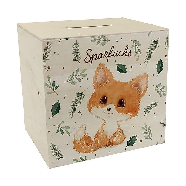 speecheese Spardose Babyfuchs Spardose aus Holz günstig online kaufen