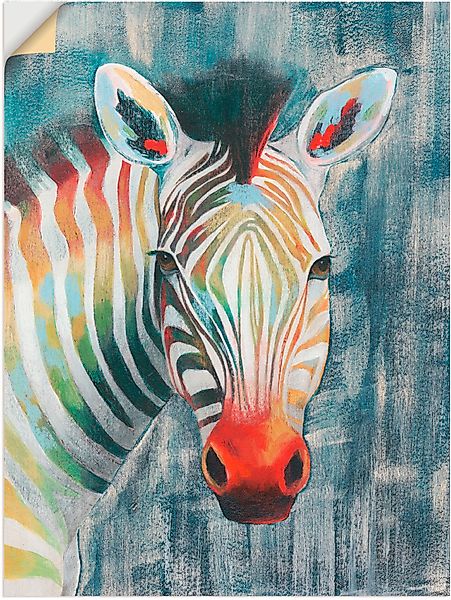 Artland Wandbild »Prisma Zebra I«, Wildtiere, (1 St.), als Alubild, Outdoor günstig online kaufen