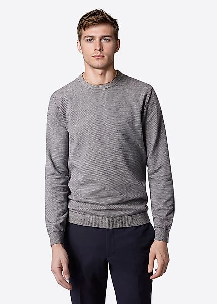 Pierre Cardin Rundhalspullover mit Rundhalsausschnitt günstig online kaufen