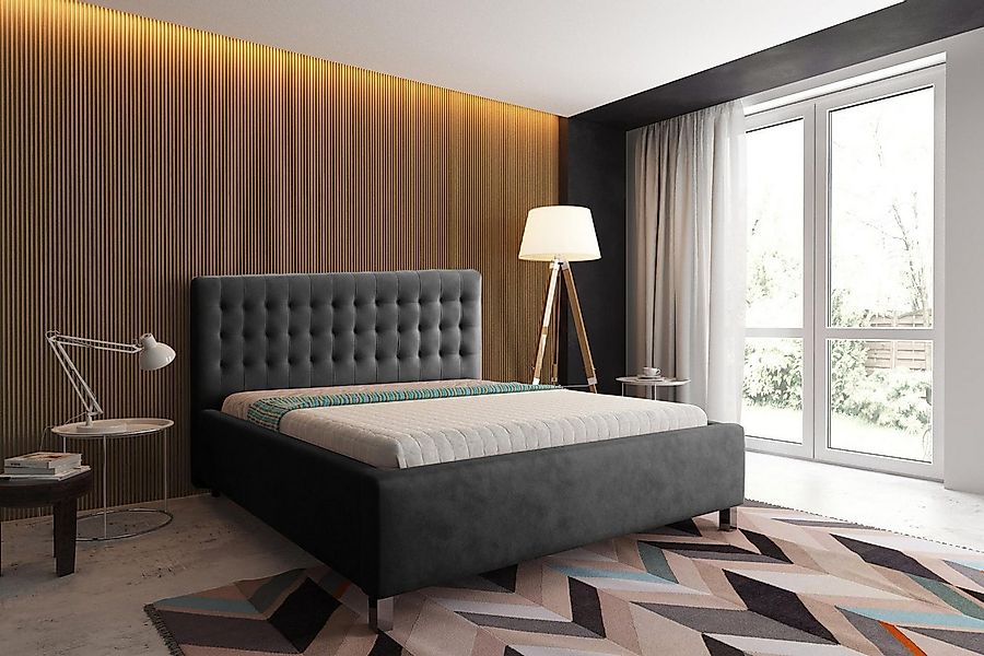 99rooms Polsterbett Corse (Schlafzimmerbett, Bett), 140/160/180 x 200 cm, w günstig online kaufen