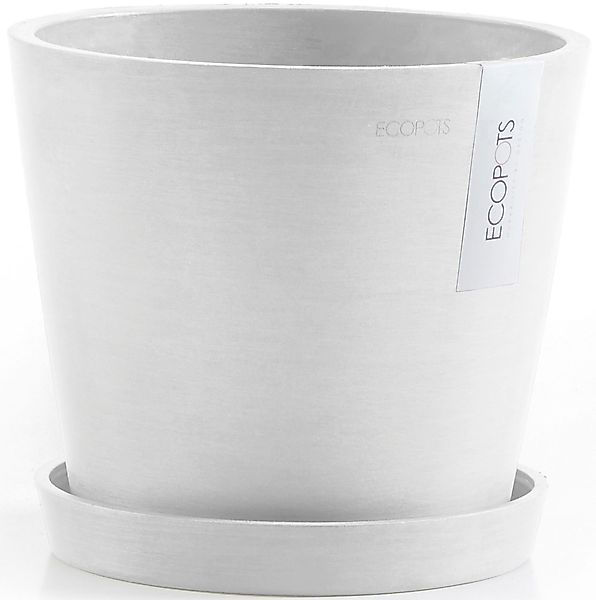 ECOPOTS Blumentopf Amsterdam 20 Weiß, für günstig online kaufen