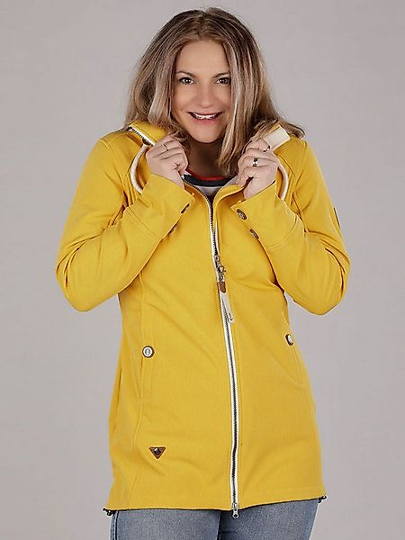 Dry Fashion Softshelljacke Sellin Damen Softshell Mantel Sellin Meliert mit günstig online kaufen