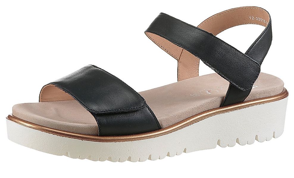 Ara BILBAO Keilsandalette, Sommerschuh, Sandale, Keilabsatz, Klett, Weite G günstig online kaufen
