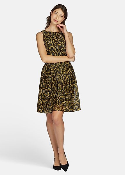 Kleo Cocktailkleid (1-tlg) mit Bindeschlaufe am günstig online kaufen