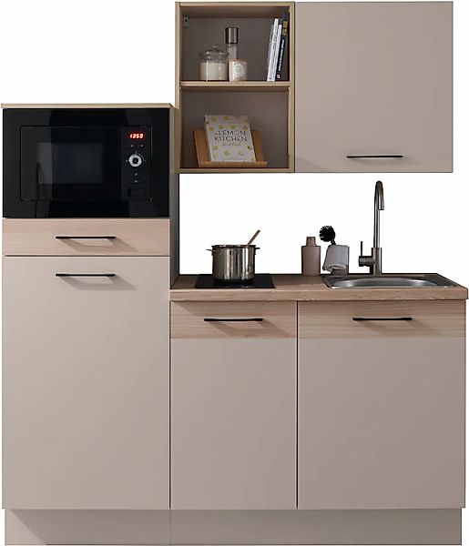 BASIC by Balculina Pantryküche »Marlon Pantryküche BxHxT 165x210x60 cm«, Br günstig online kaufen