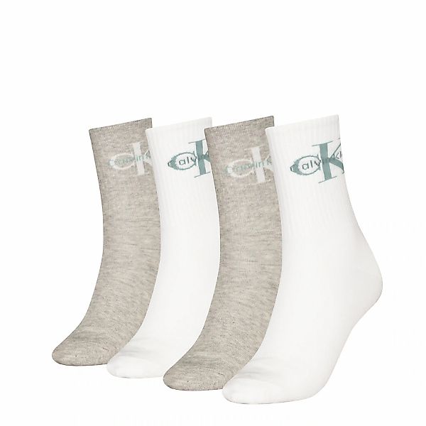 Calvin Klein Jeans Socken "CKJ WOMEN SOCK 4P GIFTBOX MONOLOGO" 4er Pack günstig online kaufen