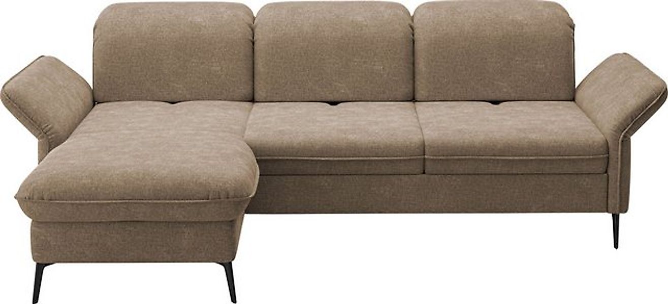 sit&more Ecksofa Emely, mit Sitztiefenverstellung optional mit Bettfunktion günstig online kaufen