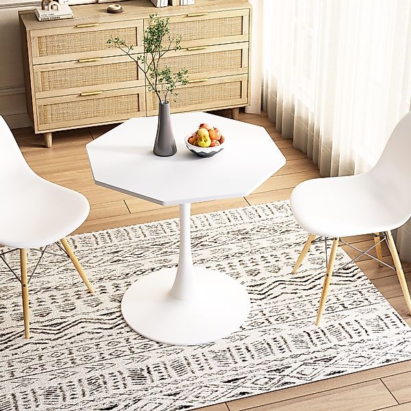 HAUSS SPOLE Esstisch 80×74cm Achtkantiger Couchtisch günstig online kaufen
