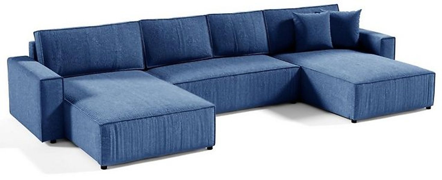 Compleo Ecksofa U-Form mit Bettkasten und Schlaffunktion BOSTON U, Breite: günstig online kaufen