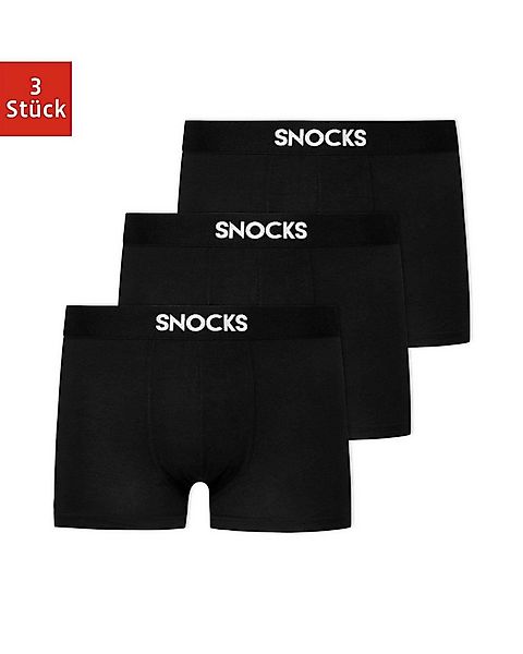 SNOCKS Boxershorts Enge Pants Herren Unterhose (3-St) aus Bio-Baumwolle, oh günstig online kaufen