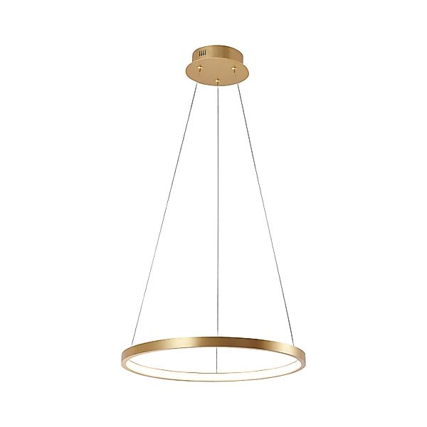 Just Light Pendelleuchte Circle Gold Ø 40 cm günstig online kaufen