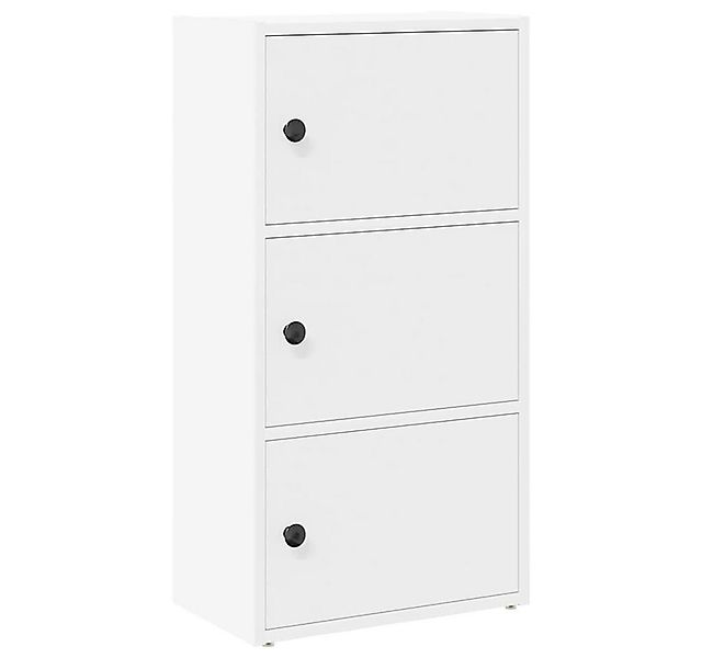 vidaXL Bücherregal Bücherregal Weiß 40x24x77 cm Holzwerkstoff, 1-tlg. günstig online kaufen