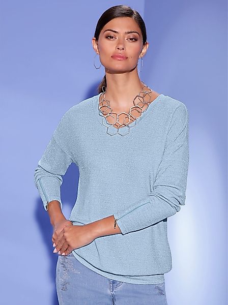 creation L Langarmshirt "Shirt" 1 Stk. tlg. günstig online kaufen
