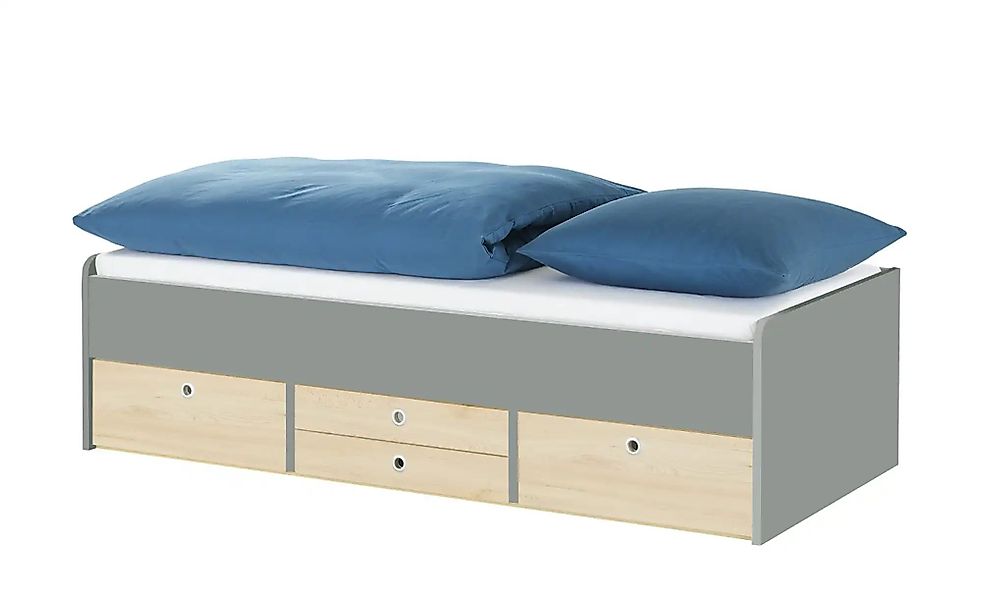Schubkastenbett  Grow Up ¦ grau ¦ Maße (cm): B: 97 H: 54,5 Betten > Bettges günstig online kaufen