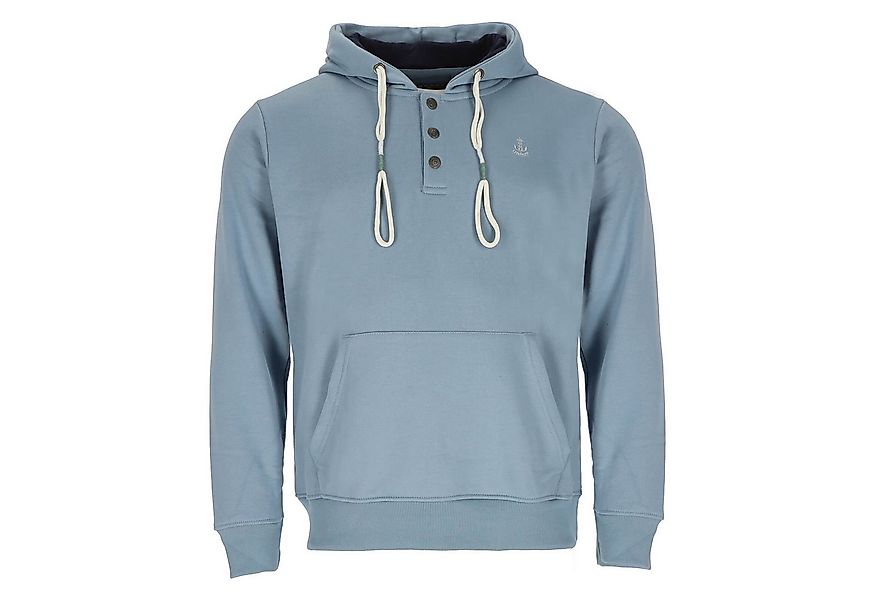 Leitfeuer Kapuzenpullover Herren Sweathoody mit Knopfleiste - Modischer Hoo günstig online kaufen