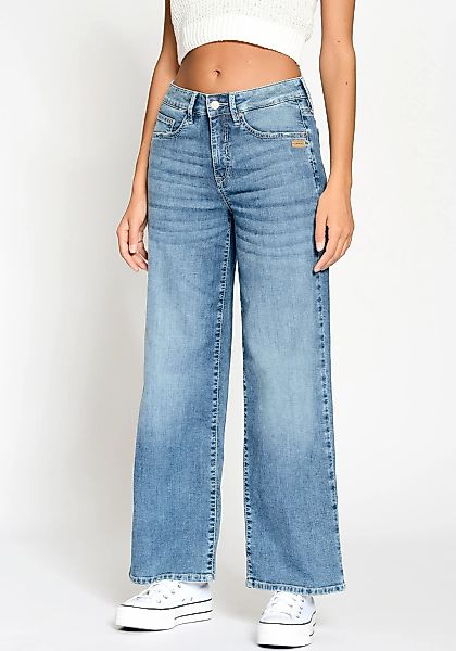 GANG Weite Jeans "94CARLOTTA", weiter Fit im bodenlangen Palazzo-Style günstig online kaufen