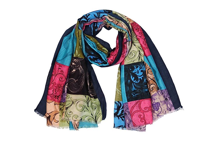 MIRROSI Modeschal Weich XXL ca.90x180cm Schal Bunt Bohemian Muster, (Neue K günstig online kaufen